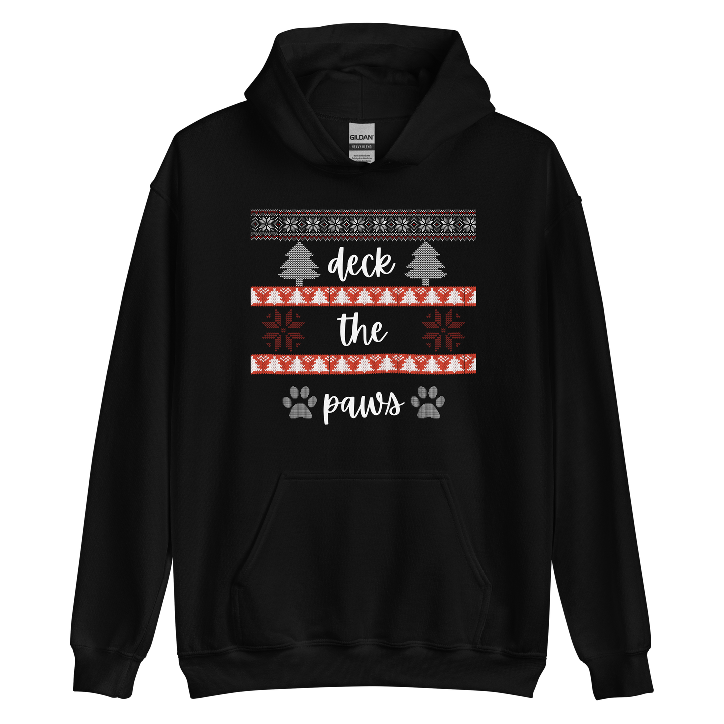 Deck The Paws Unisex Hoodie