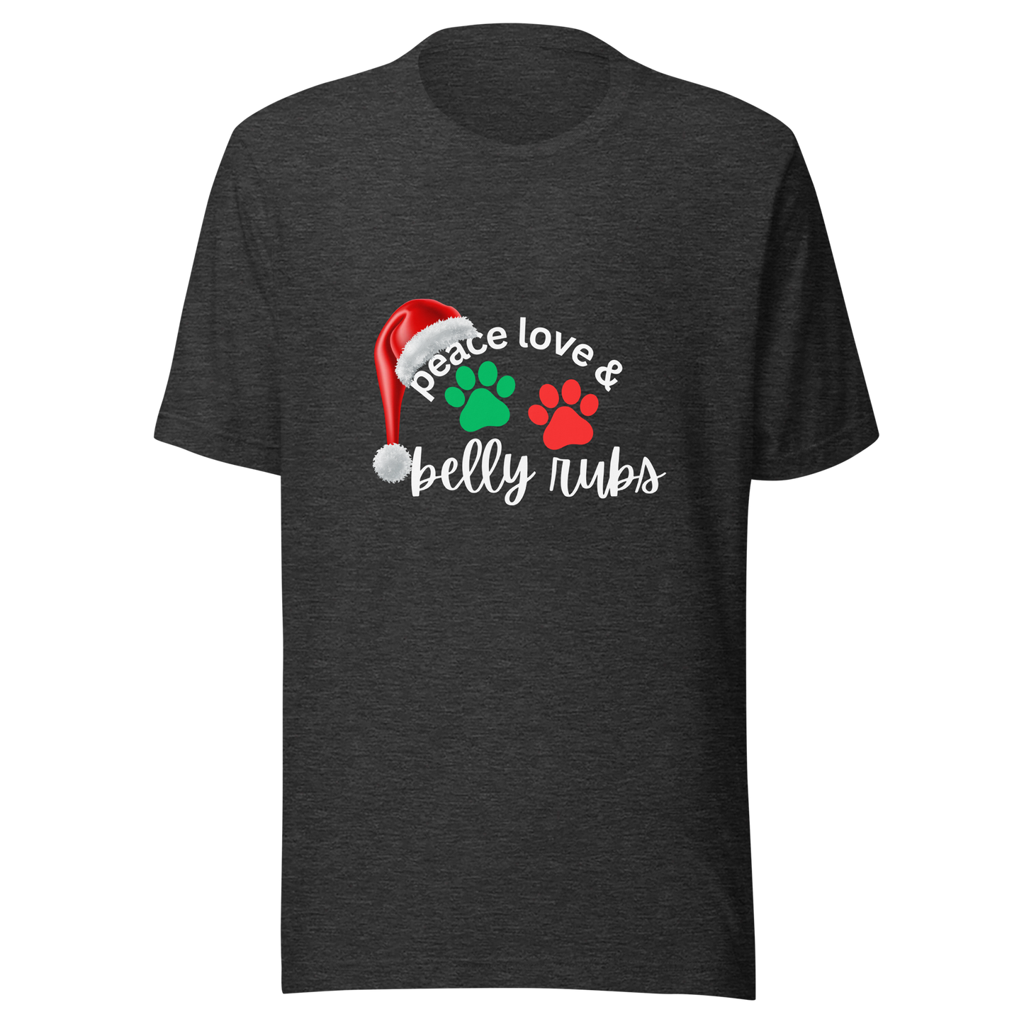 Peace, Love & Belly Rubs Unisex T-Shirt