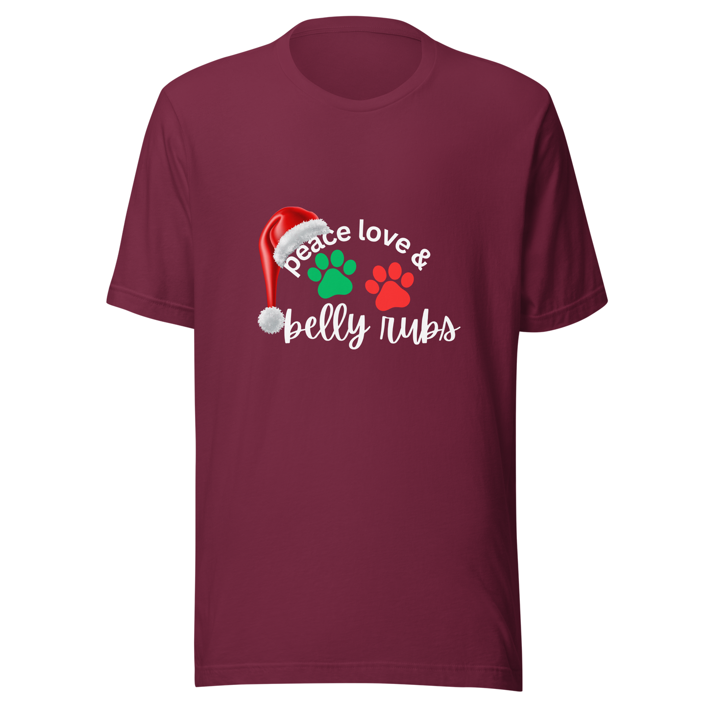 Peace, Love & Belly Rubs Unisex T-Shirt