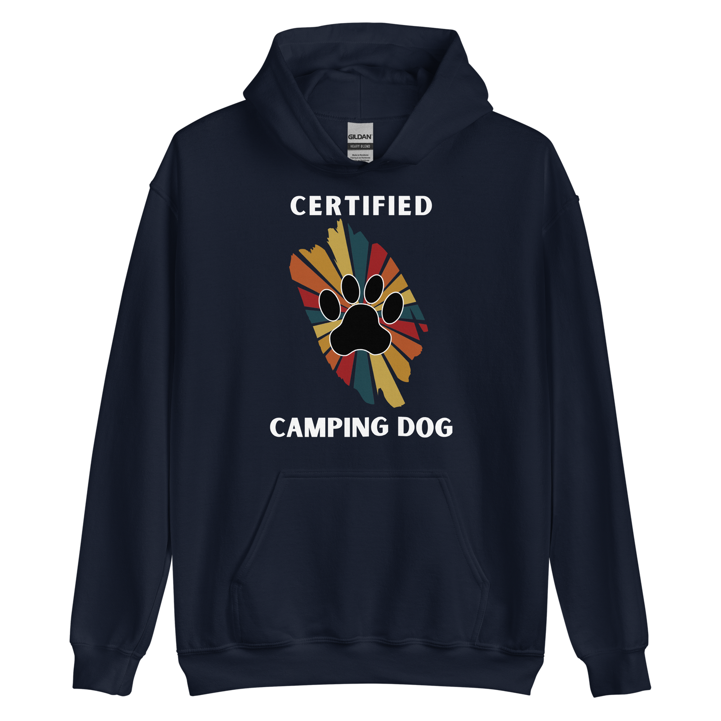 Certified Camping Dog Unisex Hoodie