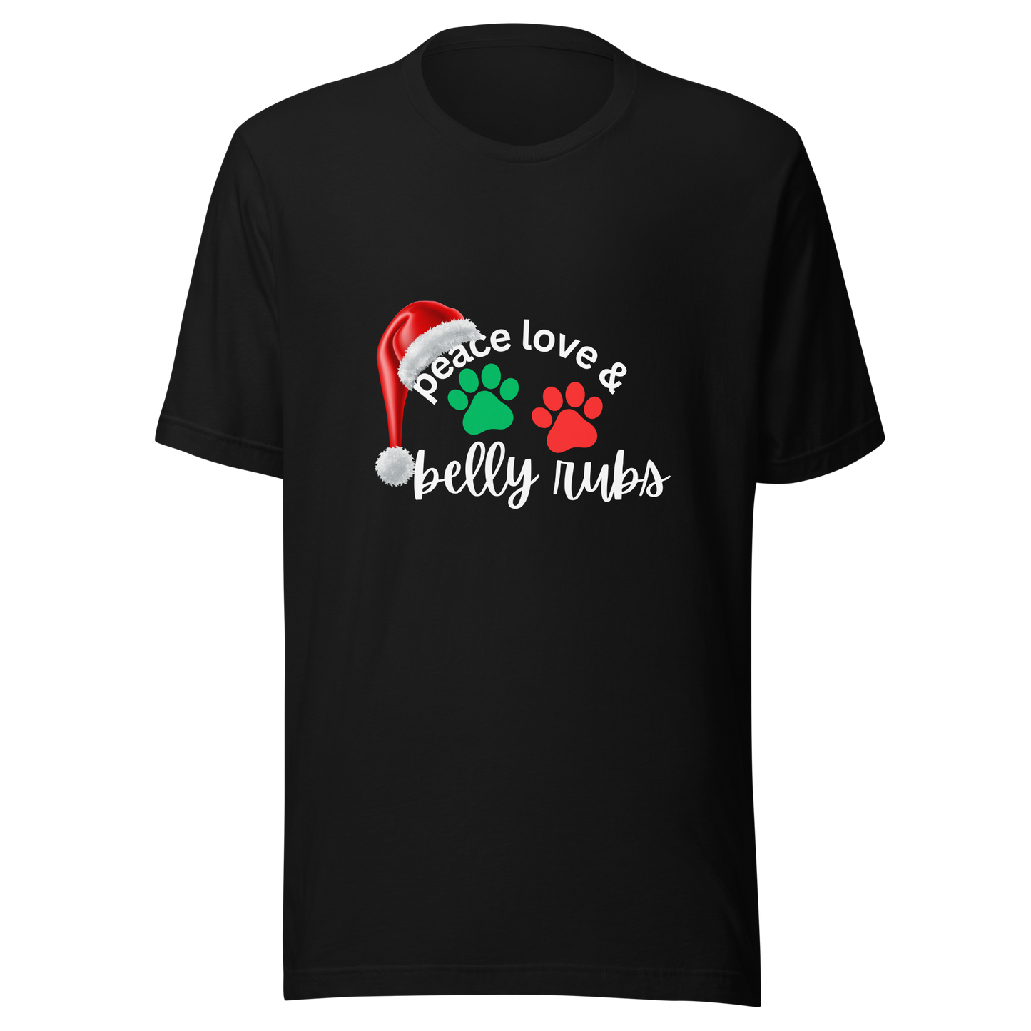 Peace, Love & Belly Rubs Unisex T-Shirt